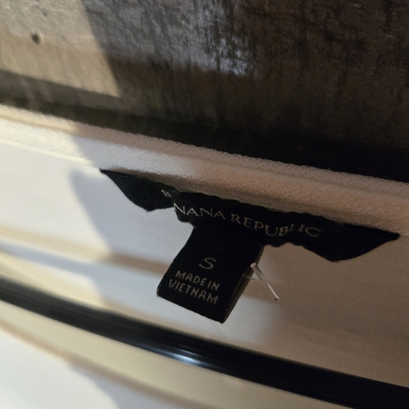 banana republic white tie front blouse - Picture 2 of 4